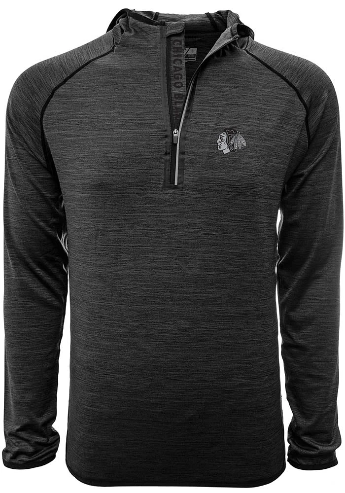 Levelwear Chicago Blackhawks Mens Charcoal Apex Hood