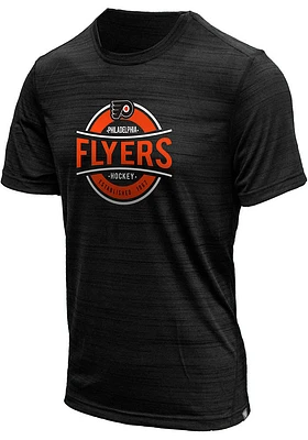 Levelwear Philadelphia Flyers Black Anchor Short Sleeve T Shirt