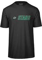 Levelwear Dallas Stars Black Richmond Italics Short Sleeve T Shirt
