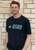 Levelwear Dallas Stars Black Richmond Italics Short Sleeve T Shirt