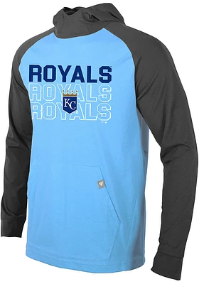 Levelwear Kansas City Royals Mens Light Blue Uproar Block Hood