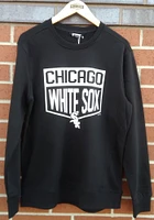 Levelwear Chicago White Sox Mens Black Zane Team Shield Long Sleeve Sweatshirt
