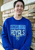 Levelwear Kansas City Royals Mens Blue Zane Team Shield Long Sleeve Sweatshirt