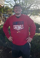 Levelwear St Louis Cardinals Mens Red Zane Team Shield Long Sleeve Sweatshirt