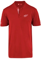 Levelwear Detroit Red Wings Mens Spark Overlap Short Sleeve Polo