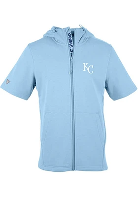 Levelwear Kansas City Royals Light Blue SCOREBOARD RECRUIT Short Sleeve Hoods