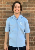 Levelwear Kansas City Royals Light Blue SCOREBOARD RECRUIT Short Sleeve Hoods