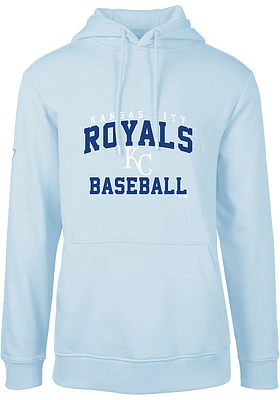 Levelwear Kansas City Royals Mens Light Blue PRE-GAME PODIUM Long Sleeve Hoodie