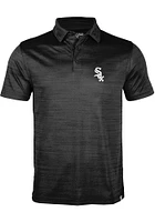 Levelwear Chicago White Sox Mens Black Sway Short Sleeve Polo