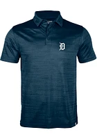 Levelwear Detroit Tigers Mens Navy Blue Sway Short Sleeve Polo
