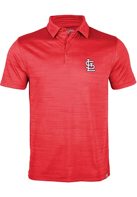 Levelwear St Louis Cardinals Mens Red Sway Short Sleeve Polo