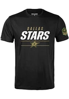 Levelwear Dallas Stars Black Richmond Short Sleeve T Shirt