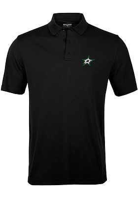 Levelwear Dallas Stars Mens Black OMAHA Short Sleeve Polo