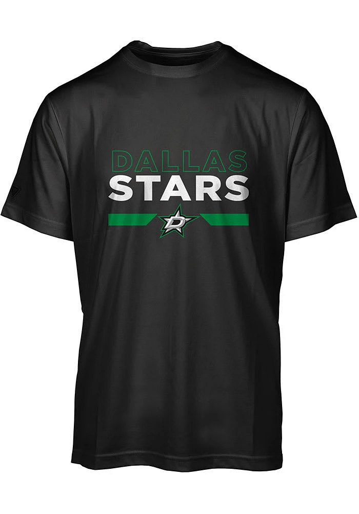 Levelwear Dallas Stars Black ANTHEM Short Sleeve T Shirt