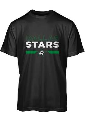 Levelwear Dallas Stars Black ANTHEM Short Sleeve T Shirt