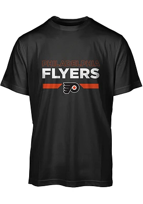 Levelwear Philadelphia Flyers Black ANTHEM Short Sleeve T Shirt