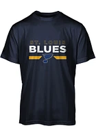 Levelwear St Louis Blues Blue ANTHEM Short Sleeve T Shirt