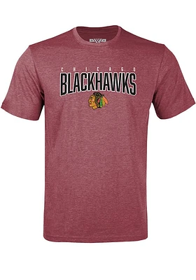 Levelwear Chicago Blackhawks Red Trigger Veteran Short Sleeve T Shirt