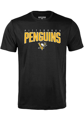 Levelwear Pittsburgh Penguins Black Trigger Veteran Short Sleeve T Shirt