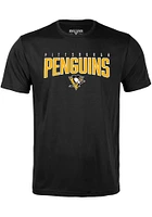 Levelwear Pittsburgh Penguins Black Trigger Veteran Short Sleeve T Shirt