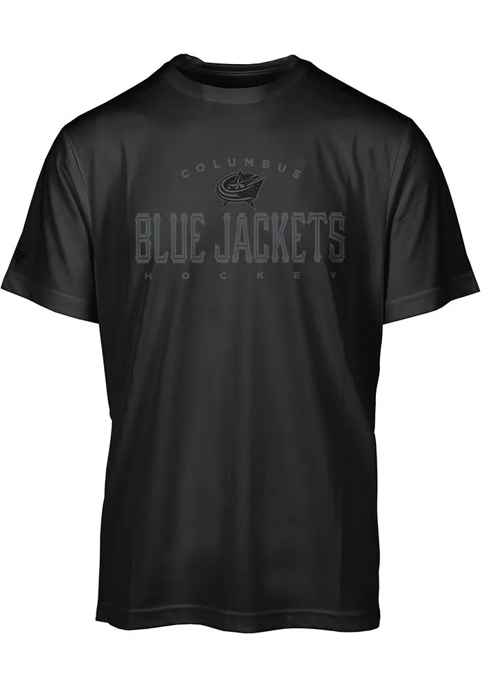 Levelwear Columbus Blue Jackets Black Anchor Uncontested Short Sleeve T Shirt