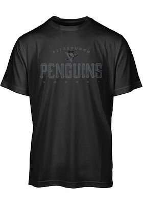 Levelwear Pittsburgh Penguins Black Anchor Uncontested Short Sleeve T Shirt