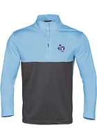 Levelwear Texas Rangers Mens Light Blue Pursue Long Sleeve Qtr Zip Pullover