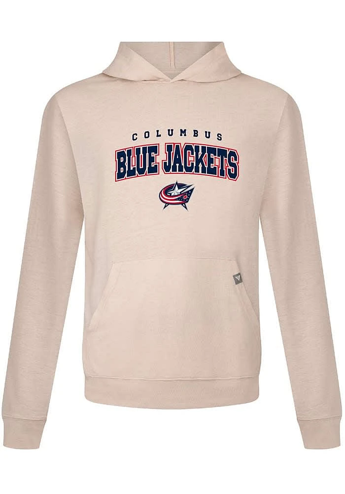 Levelwear Columbus Blue Jackets Mens Tan Relay Long Sleeve Hoodie