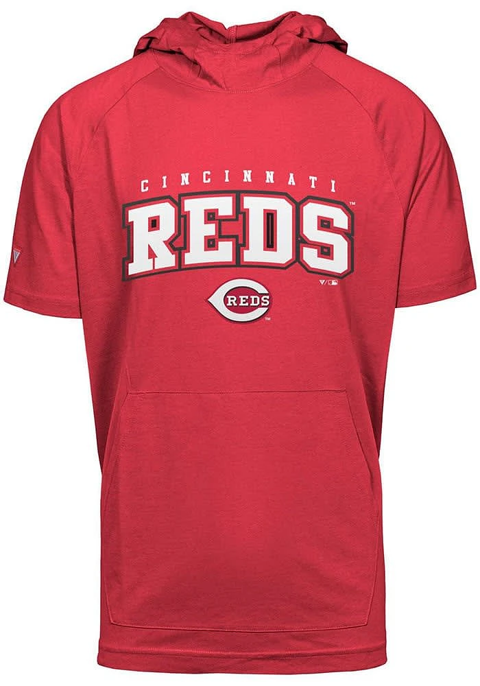 Levelwear Cincinnati Reds Red Phase Short Sleeve Hoods