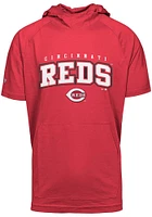 Levelwear Cincinnati Reds Red Phase Short Sleeve Hoods