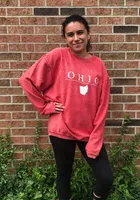 Ohio Womens Corded Crew Sweatshirt