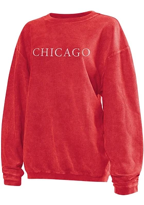 Chicago Womens Corded Crew Sweatshirt