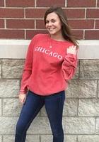 Chicago Womens Corded Crew Sweatshirt