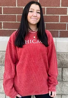 Chicago Womens Corded Crew Sweatshirt
