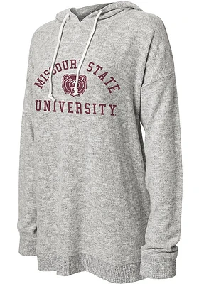 Missouri State Bears Womens Grey Cozy Hooded Sweatshirt