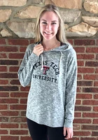 Texas Tech Red Raiders Womens Grey Cozy Hooded Sweatshirt