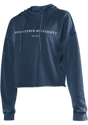 Penn State Nittany Lions Womens Navy Blue Campus Hooded Sweatshirt