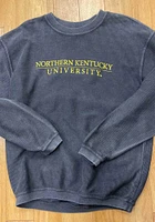Northern Kentucky Norse Womens Charcoal Corded Crew Sweatshirt