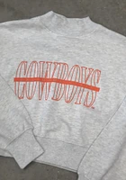 Oklahoma State Cowboys Womens Ash Hailey Crew Sweatshirt