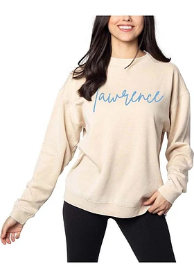Lawrence Womens Oatmeal Campus Crew Sweatshirt