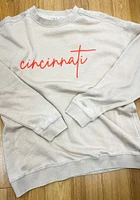 Cincinnati Womens Cardinal Campus Crew Sweatshirt