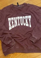 Kentucky Womens Maroon Campus Crew Sweatshirt
