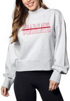 Cincinnati Bearcats Womens Ash Hailey Crew Sweatshirt