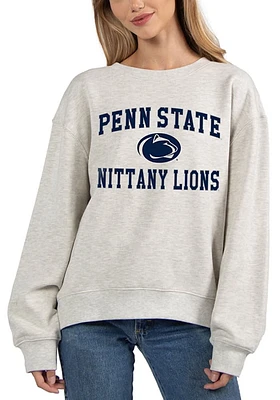 Penn State Nittany Lions Womens Ash Old School Crew Sweatshirt