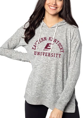 Eastern Kentucky Colonels Womens Charcoal Tunic Hooded Sweatshirt