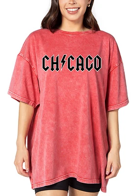 Chicago Womens Cardinal X Short Sleeve T-Shirt