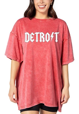 Detroit Womens Cardinal X Short Sleeve T-Shirt