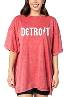 Detroit Womens Cardinal X Short Sleeve T-Shirt