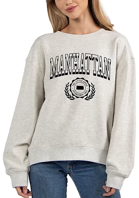 Manhattan Womens Grey X Crew Sweatshirt