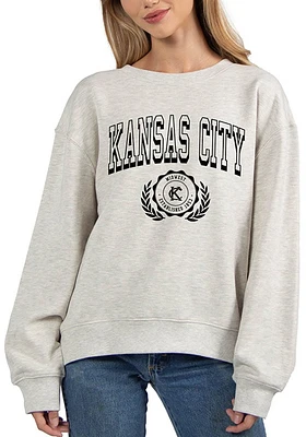 Kansas City Womens Grey X Crew Sweatshirt
